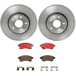 Brembo Brembo Disc Brake Pad and Rotor Kits KT00625 Autofit