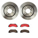 Brembo Brembo Disc Brake Pad and Rotor Kits KT00648 Autofit