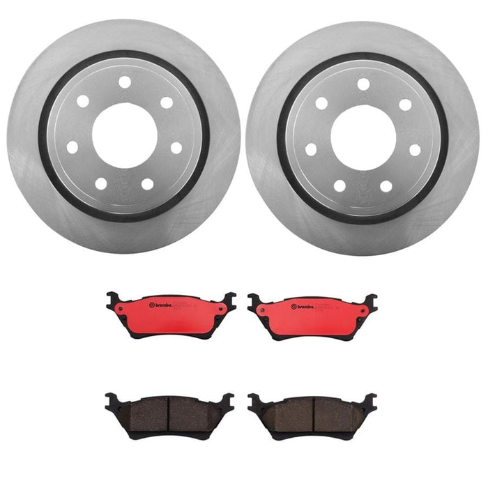 Brembo Brembo Disc Brake Pad and Rotor Kits KT00649 Autofit