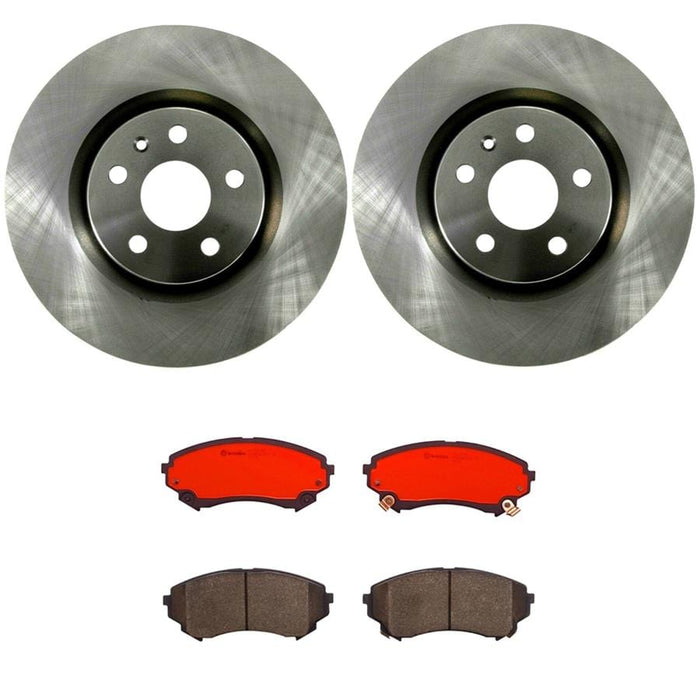 Brembo Brembo Disc Brake Pad and Rotor Kits KT00652 Autofit
