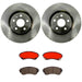Brembo Brembo Disc Brake Pad and Rotor Kits KT00652 Autofit