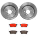 Brembo Brembo Disc Brake Pad and Rotor Kits KT00653 Autofit
