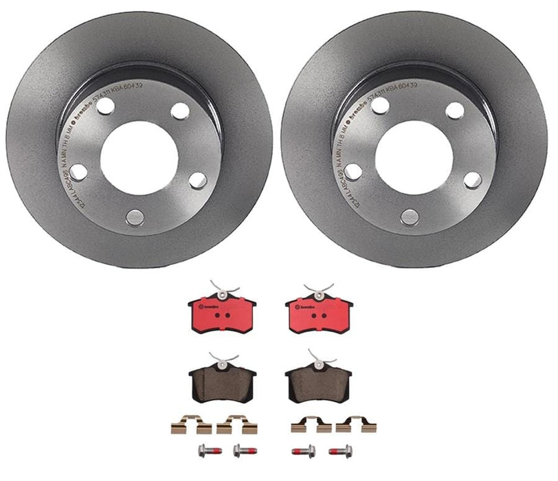 Brembo Brembo Disc Brake Pad and Rotor Kits KT00654 Autofit