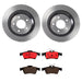 Brembo Brembo Disc Brake Pad and Rotor Kits KT00660 Autofit