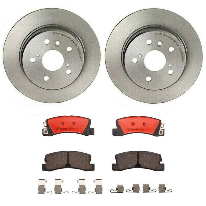 Brembo Brembo Disc Brake Pad and Rotor Kits KT00667 Autofit