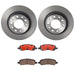 Brembo Brembo Disc Brake Pad and Rotor Kits KT00669 Autofit