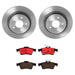 Brembo Brembo Disc Brake Pad and Rotor Kits KT00675 Autofit