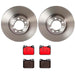 Brembo Brembo Disc Brake Pad and Rotor Kits KT00696 Autofit