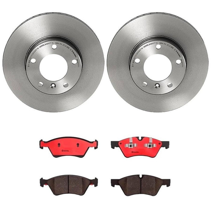 Brembo Brembo Disc Brake Pad and Rotor Kits KT00708 Autofit
