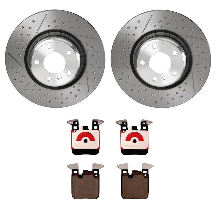 Brembo Brembo Disc Brake Pad and Rotor Kits KT00711 Autofit