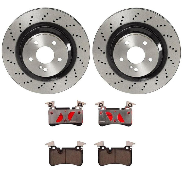 Brembo Brembo Disc Brake Pad and Rotor Kits KT00719 Autofit