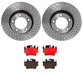 Brembo Brembo Disc Brake Pad and Rotor Kits KT00732 Autofit