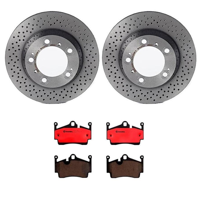 Brembo Brembo Disc Brake Pad and Rotor Kits KT00741 Autofit