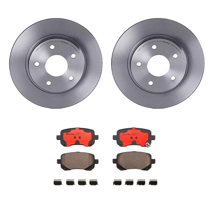 Brembo Brembo Disc Brake Pad and Rotor Kits KT00792 Autofit