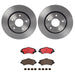 Brembo Brembo Disc Brake Pad and Rotor Kits KT00795 Autofit