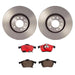 Brembo Brembo Disc Brake Pad and Rotor Kits KT00812 Autofit