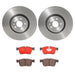 Brembo Brembo Disc Brake Pad and Rotor Kits KT00813 Autofit