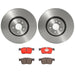 Brembo Brembo Disc Brake Pad and Rotor Kits KT00820 Autofit