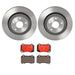 Brembo Brembo Disc Brake Pad and Rotor Kits KT00845 Autofit