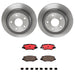 Brembo Brembo Disc Brake Pad and Rotor Kits KT00847 Autofit