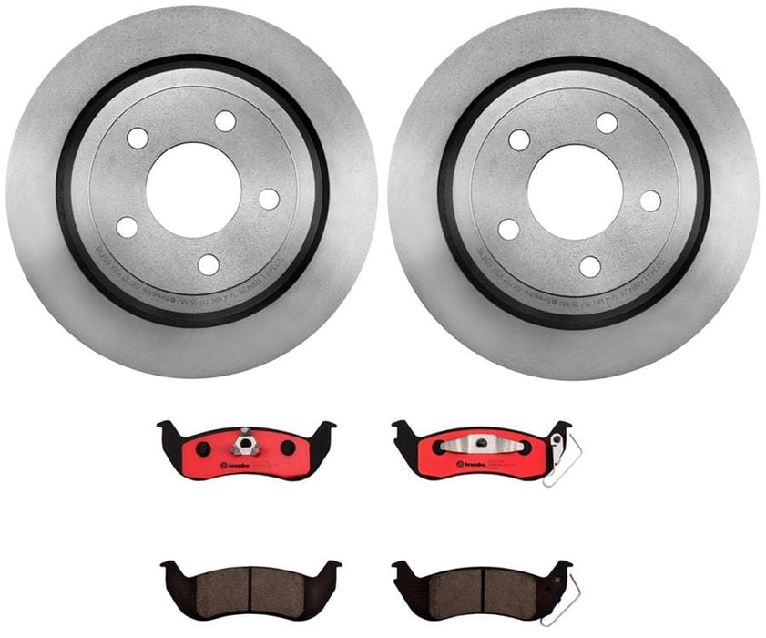 Brembo Brembo Disc Brake Pad and Rotor Kits KT00864 Autofit