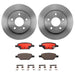 Brembo Brembo Disc Brake Pad and Rotor Kits KT00911 Autofit