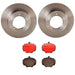 Brembo Brembo Disc Brake Pad and Rotor Kits KT00929 Autofit