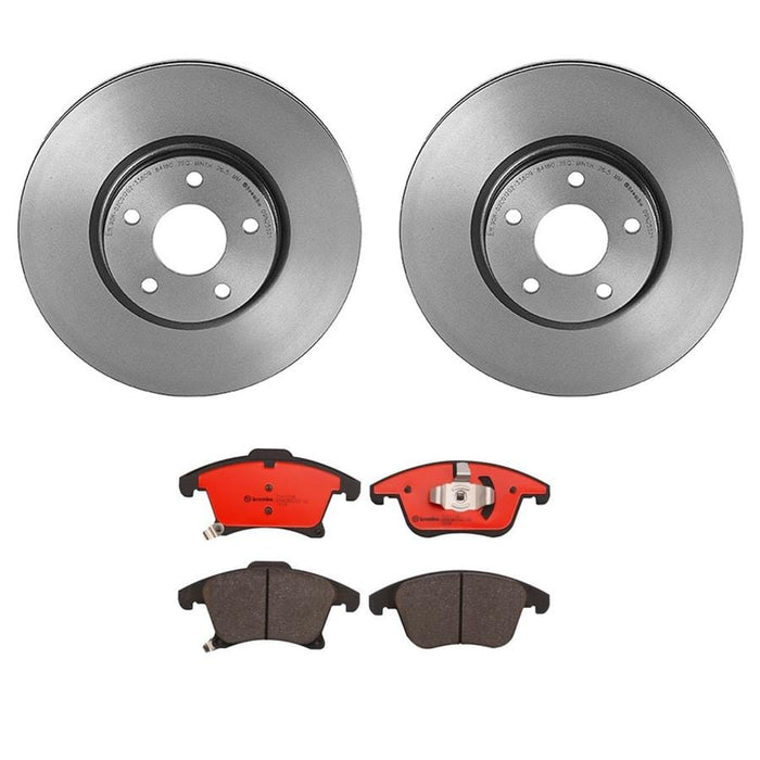 Brembo Brembo Disc Brake Pad and Rotor Kits KT00952 Autofit
