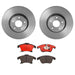 Brembo Brembo Disc Brake Pad and Rotor Kits KT00953 Autofit