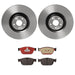 Brembo Brembo Disc Brake Pad and Rotor Kits KT00972 Autofit