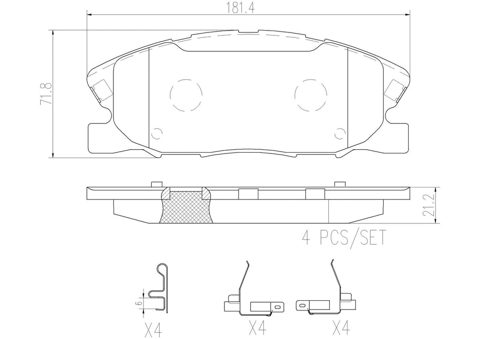 Brembo Brembo Disc Brake Pad and Rotor Kits KT00983 Autofit