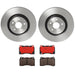 Brembo Brembo Disc Brake Pad and Rotor Kits KT00986 Autofit