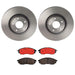 Brembo Brembo Disc Brake Pad and Rotor Kits KT00A02 Autofit