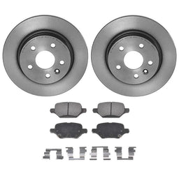 Brembo Brembo Disc Brake Pad and Rotor Kits KT00A06 Autofit