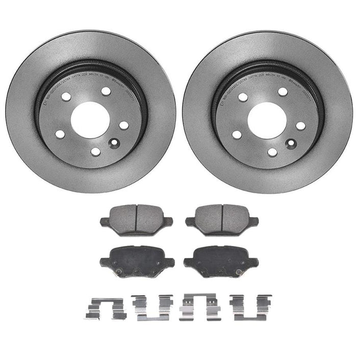 Brembo Brembo Disc Brake Pad and Rotor Kits KT00A06 Autofit