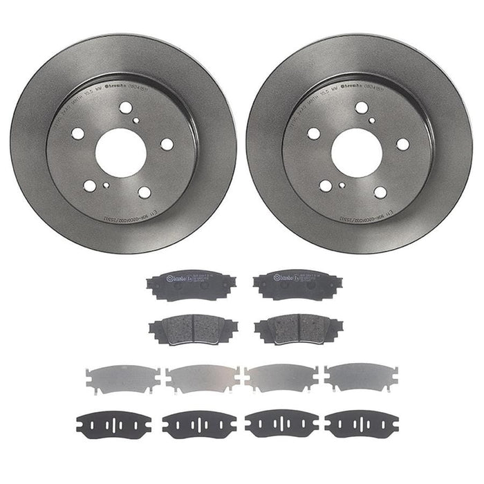 Brembo Brembo Disc Brake Pad and Rotor Kits KT00A11 Autofit