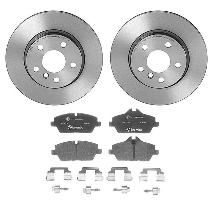 Brembo Brembo Disc Brake Pad and Rotor Kits KT00A25 Autofit