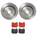 Brembo Brembo Disc Brake Pad and Rotor Kits KT00A46 Autofit