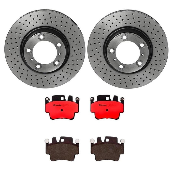 Brembo Brembo Disc Brake Pad and Rotor Kits KT00A57 Autofit