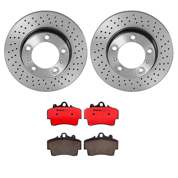 Brembo Brembo Disc Brake Pad and Rotor Kits KT00A68 Autofit