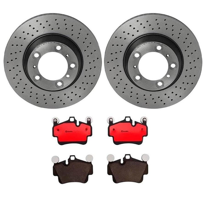 Brembo Brembo Disc Brake Pad and Rotor Kits KT00A71 Autofit