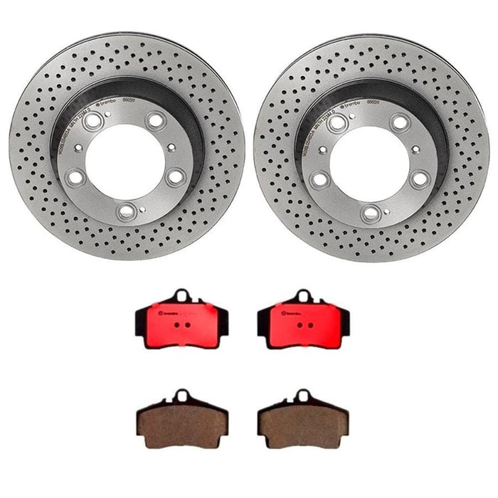 Brembo Brembo Disc Brake Pad and Rotor Kits KT00B03 Autofit
