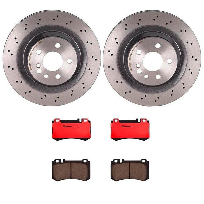 Brembo Brembo Disc Brake Pad and Rotor Kits KT00B23 Autofit