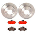 Brembo Brembo Disc Brake Pad and Rotor Kits KT00B48 Autofit