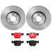Brembo Brembo Disc Brake Pad and Rotor Kits KT00B69 Autofit