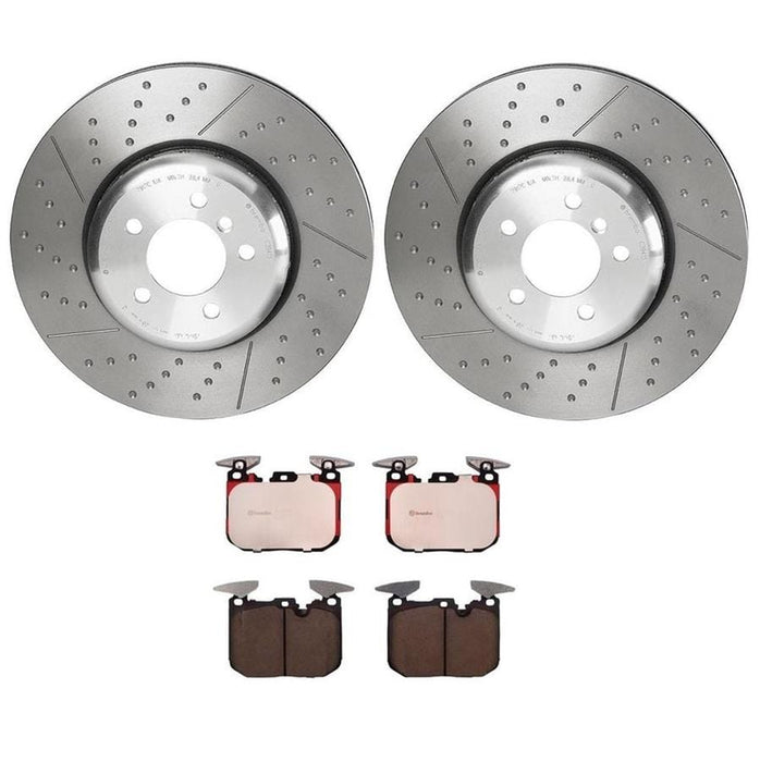 Brembo Brembo Disc Brake Pad and Rotor Kits KT00B73 Autofit