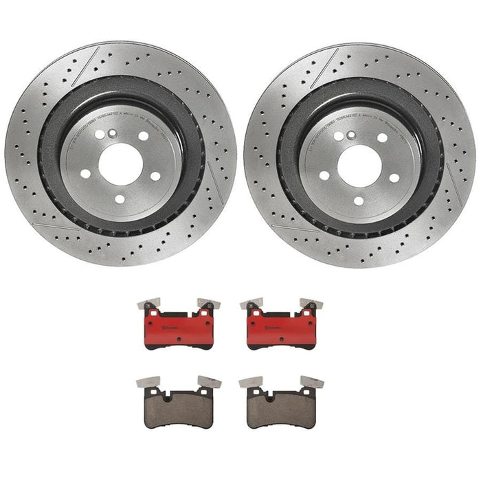 Brembo Brembo Disc Brake Pad and Rotor Kits KT00B80 Autofit