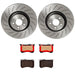 Brembo Brembo Disc Brake Pad and Rotor Kits KT00B82 Autofit