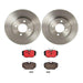 Brembo Brembo Disc Brake Pad and Rotor Kits KT00B99 Autofit