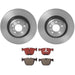 Brembo Brembo Disc Brake Pad and Rotor Kits KT00C11 Autofit